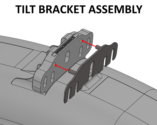 Image showing how to apply the rubber adhesive side pads